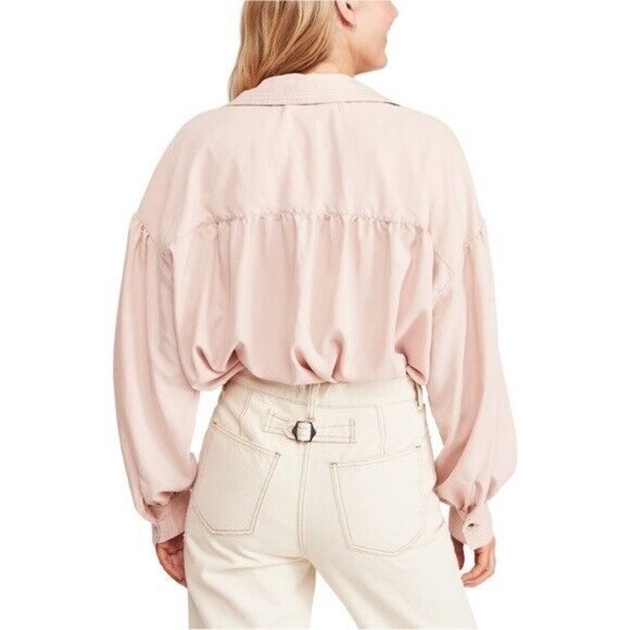 Free People - We The Free Pink Love Until Tomorrow Top L - Picture 5 of 7